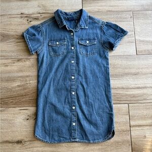GAP Blue Denim Shirt Dress for Kids